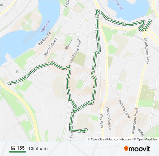 135 Route Schedules, Stops & Maps Chatham (Updated)