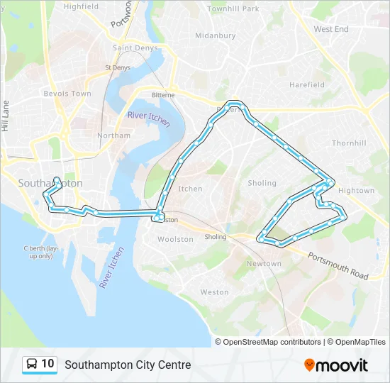 10 Bus Line Map