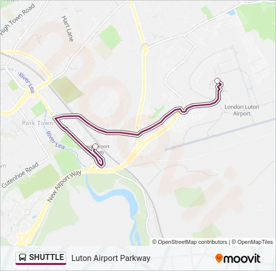 SHUTTLE Bus Line Map