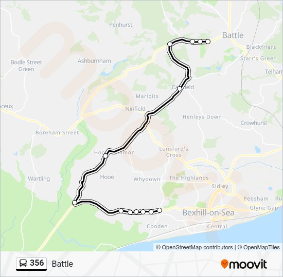356 Route: Schedules, Stops & Maps - Battle (Updated)