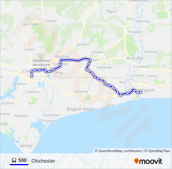 500  Line Map