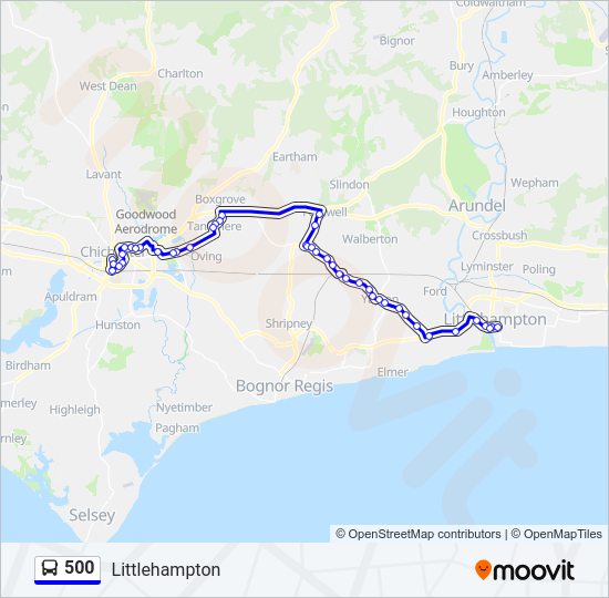 500  Line Map