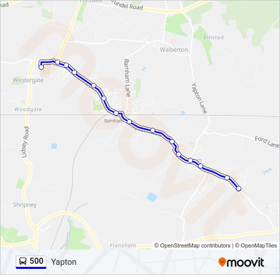 500  Line Map