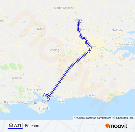 a31 Route: Schedules, Stops & Maps - Fareham (Updated)