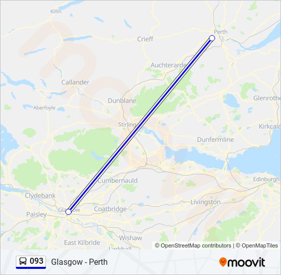 093 Bus Line Map