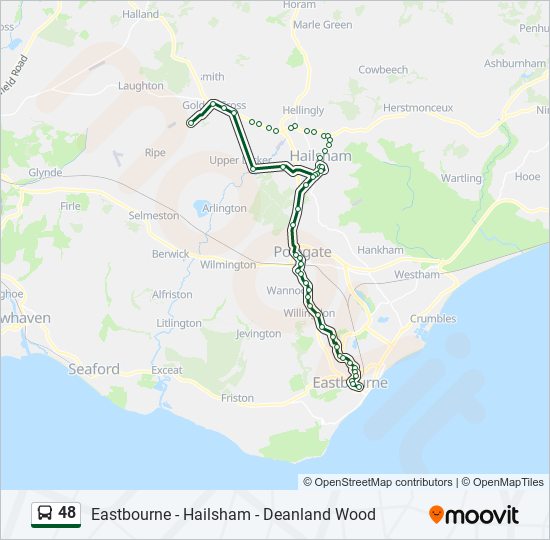 48 bus Line Map