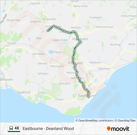 48 Route: Schedules, Stops & Maps - Lower Dicker (Updated)