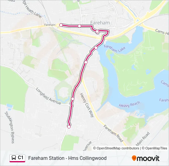 C1 Bus Line Map