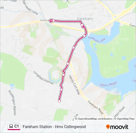 C1 Bus Line Map