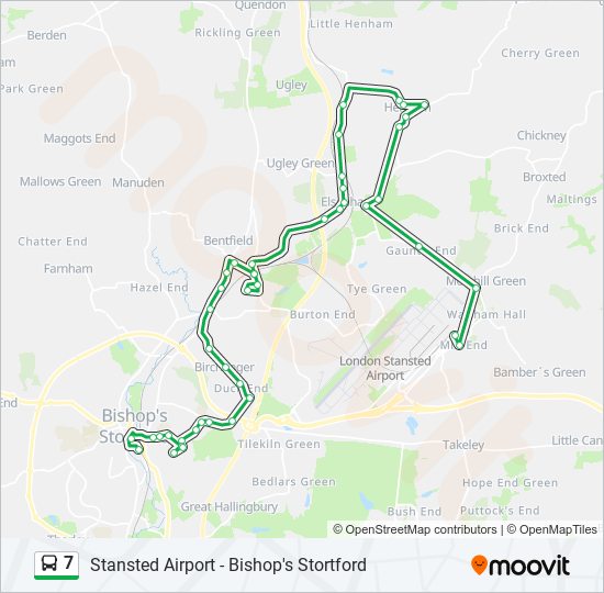 7 Route: Schedules, Stops & Maps - Stansted Airport (Updated)