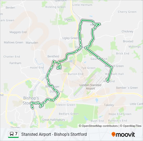 7 Route: Schedules, Stops & Maps - Bishops Stortford (Updated)