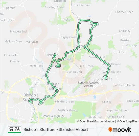 7A  Line Map