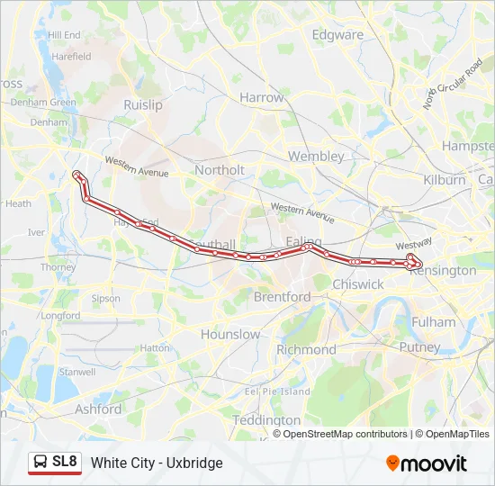 SL8 Bus Line Map