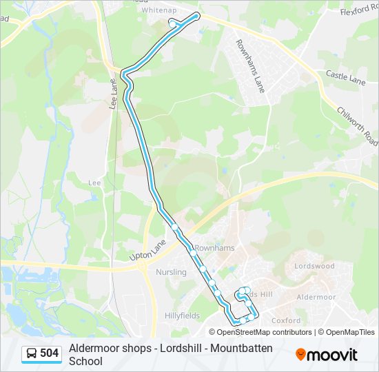 504 Route Schedules, Stops & Maps Lords Hill (Updated)