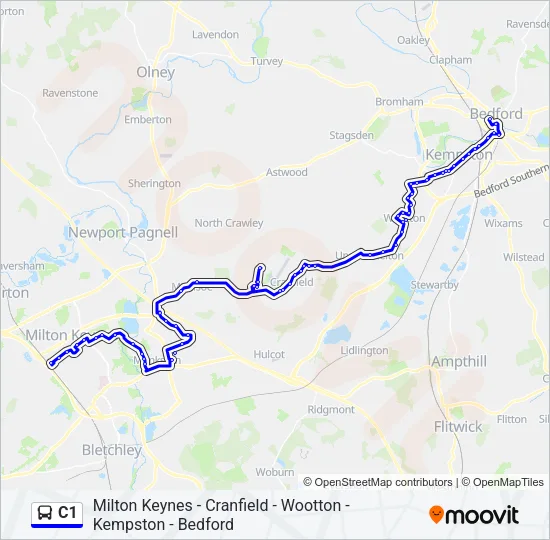 C1 Bus Line Map