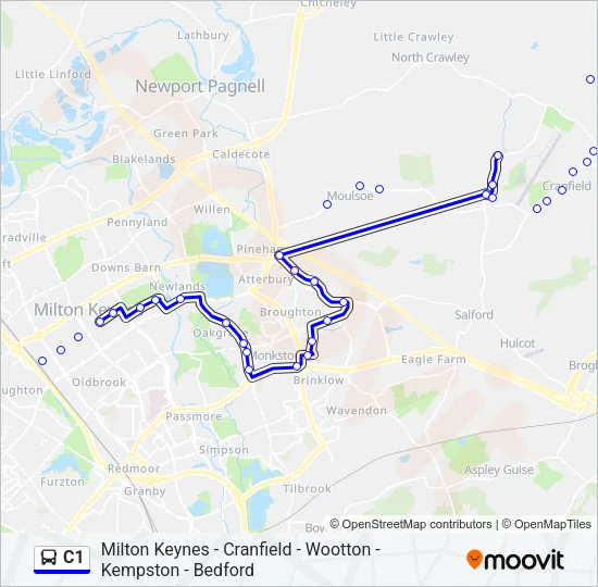 C1 Bus Line Map