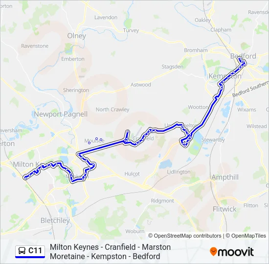 C11 Bus Line Map