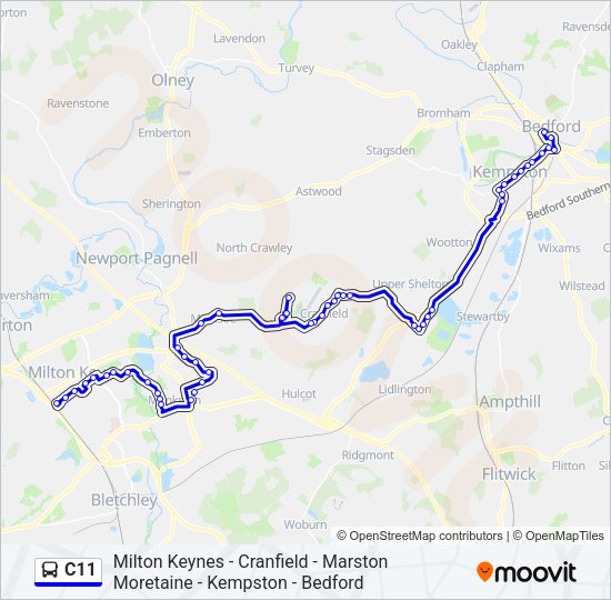 C11 Bus Line Map