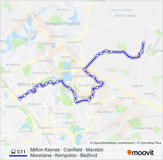 C11 Bus Line Map