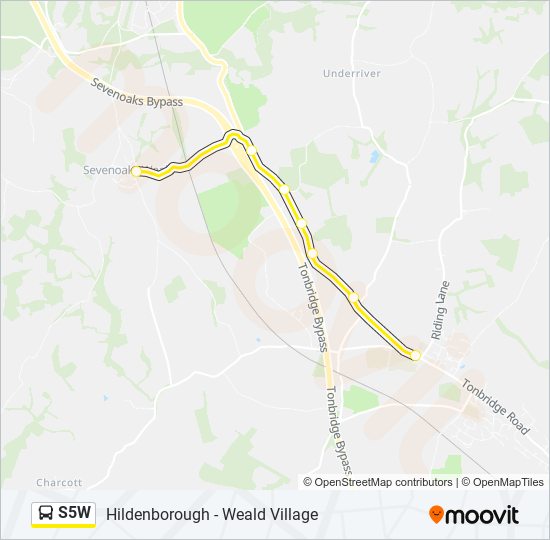 s5w Route Schedules, Stops & Maps Hildenborough (Updated)