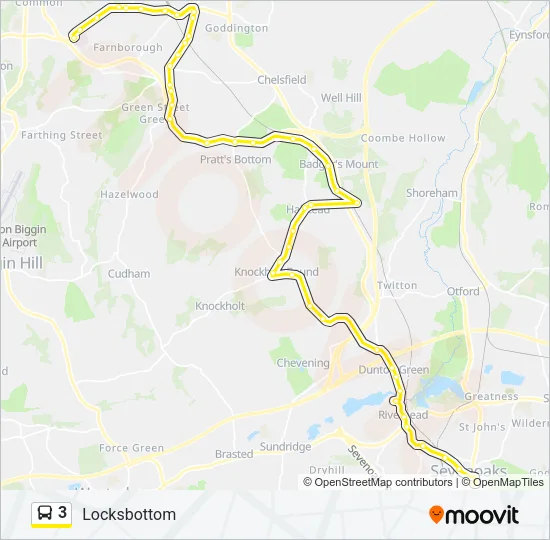 3 Bus Line Map