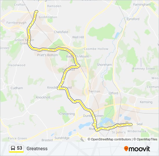 S3 Bus Line Map
