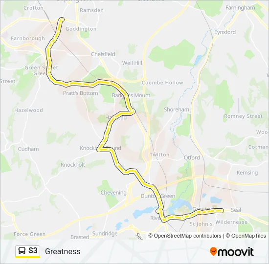 S3 Bus Line Map
