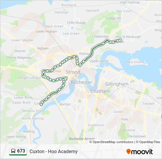673 Route: Schedules, Stops & Maps - Cuxton (Updated)