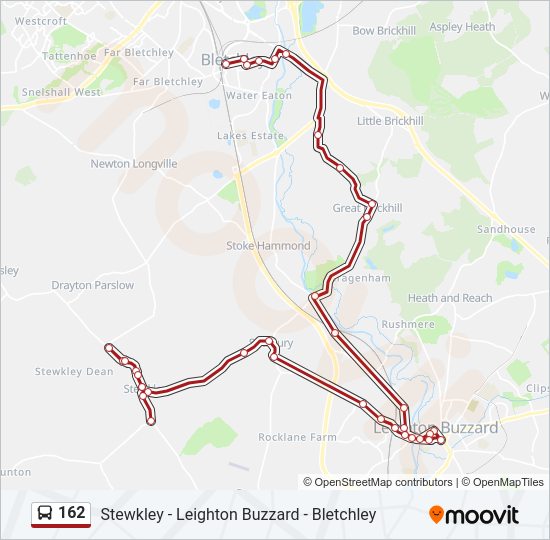 162 Bus Line Map