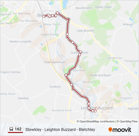 162 Bus Line Map