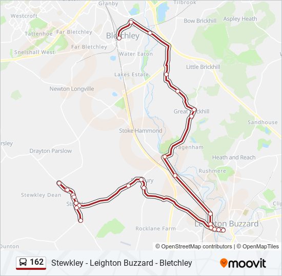 162 Route: Schedules, Stops & Maps - Bletchley (Updated)