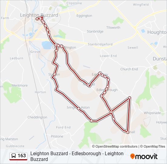 163 Route: Schedules, Stops & Maps - Leighton Buzzard (Updated)