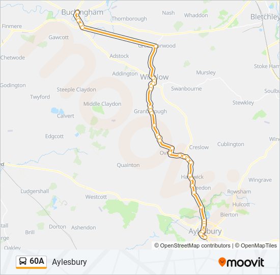 60A bus Line Map