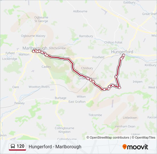 120 Bus Line Map