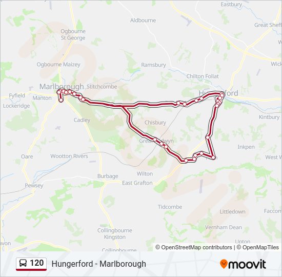 120 Bus Line Map