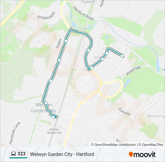 323 Bus Line Map