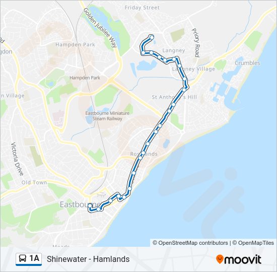 1A Bus Line Map