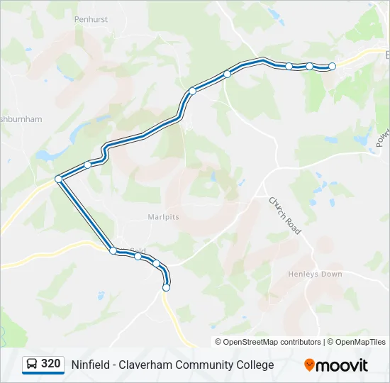 320 Bus Line Map