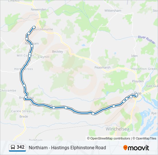 342-route-schedules-stops-maps-northiam-updated