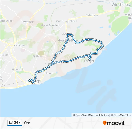 347 Route: Schedules, Stops & Maps - Ore (Updated)