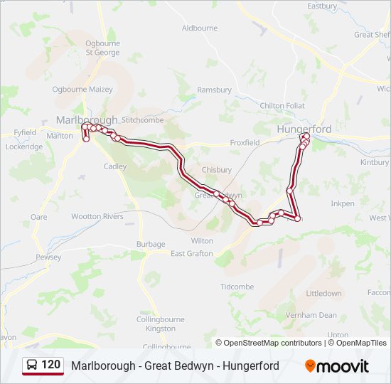 120 Bus Line Map