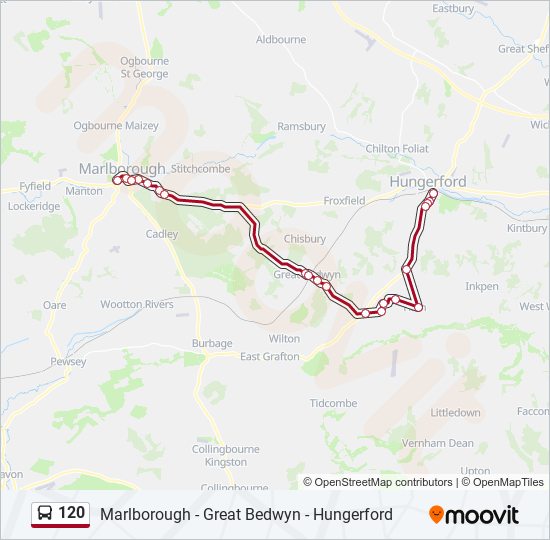 120 Bus Line Map