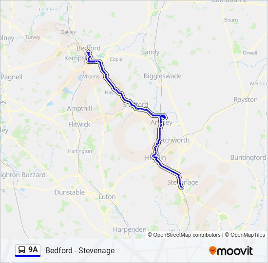 9A Bus Route _ 9A Bus Route & Timetable: Northampton – PXIDVA