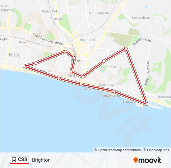 CSS Bus Line Map