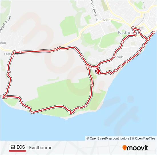 ECS Bus Line Map