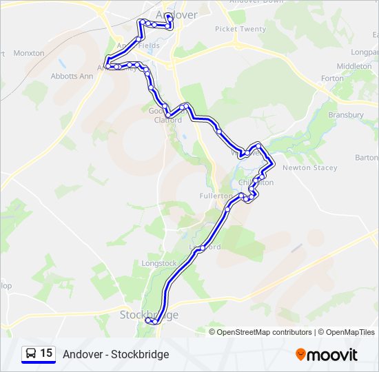 15 bus Line Map