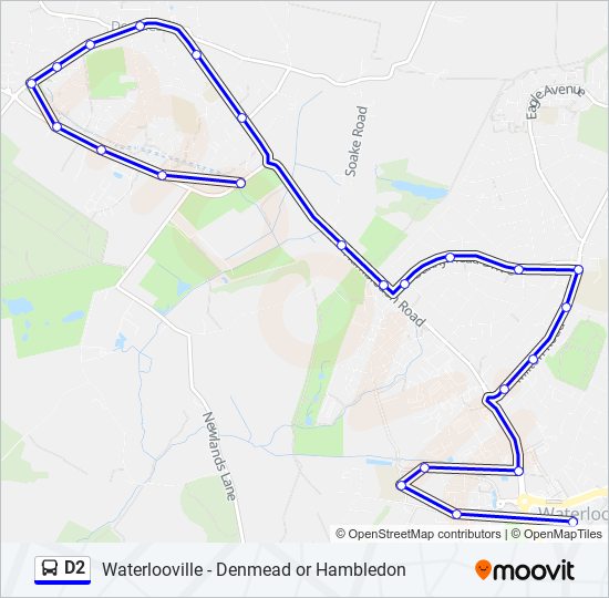 D2 bus Line Map