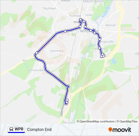WPR Bus Line Map