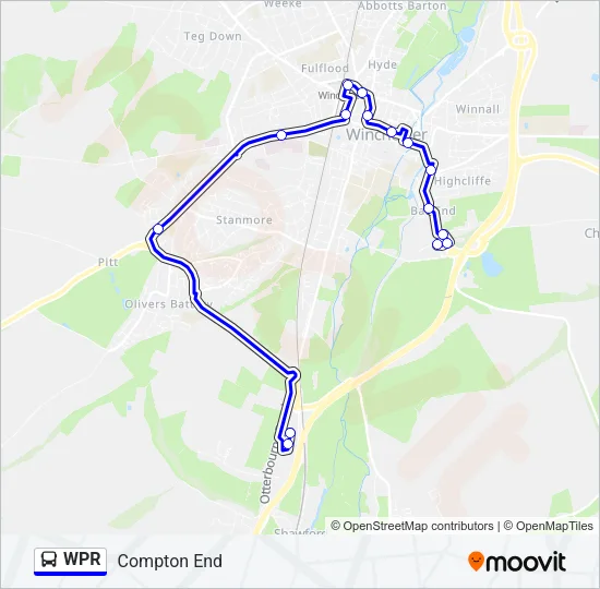 WPR Bus Line Map