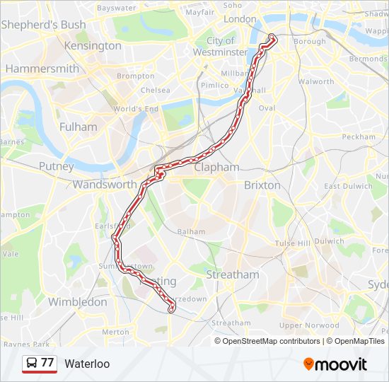 77 Route: Schedules, Stops & Maps - Waterloo (Updated)